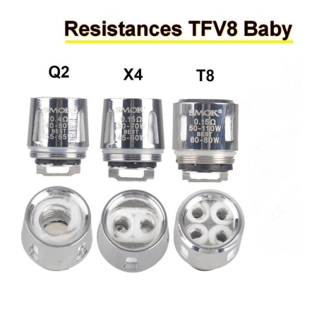 Résistances TFV8 Baby - SMOK